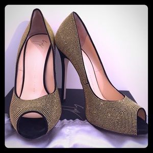 Giuseppe Zanotti Gold Stud Pumps